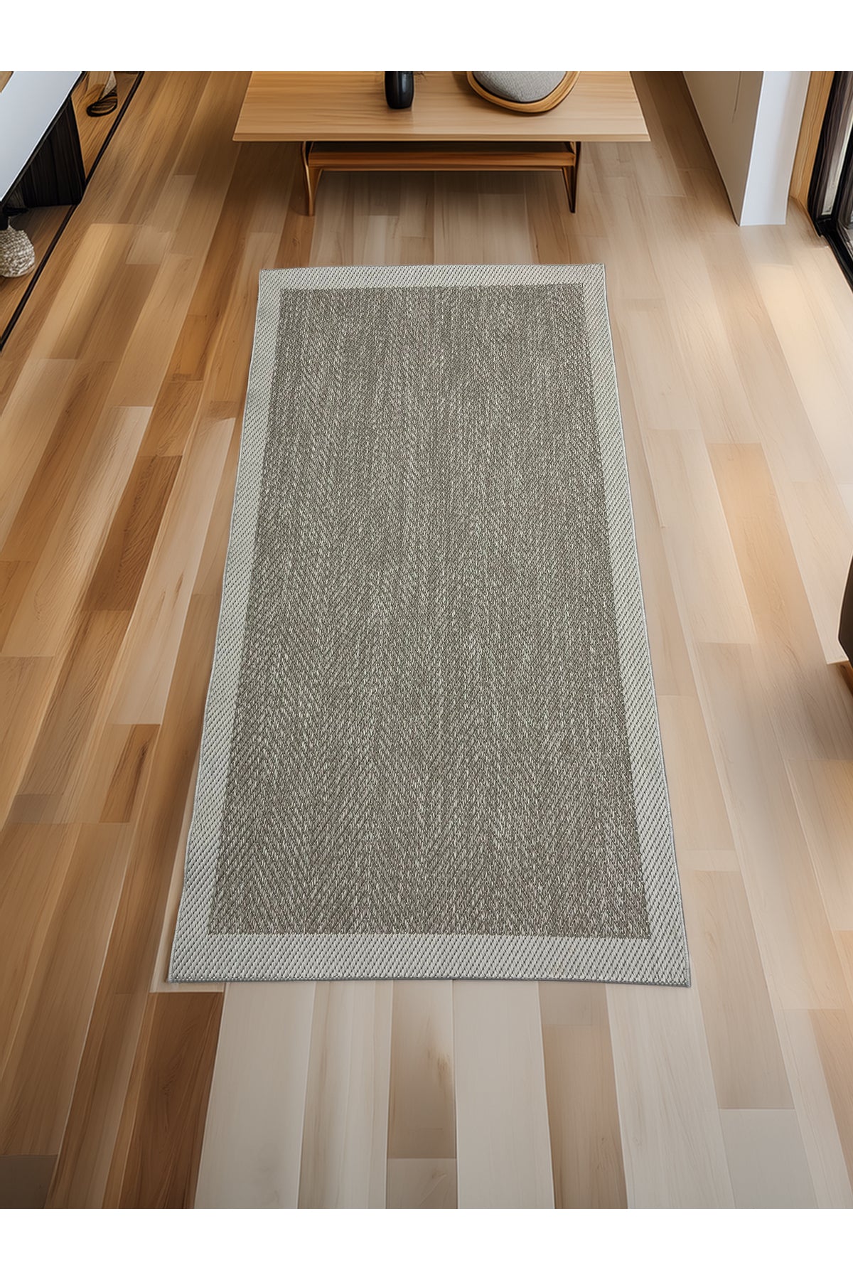 Jüt Sisal Serisi Bej Sisal Halı