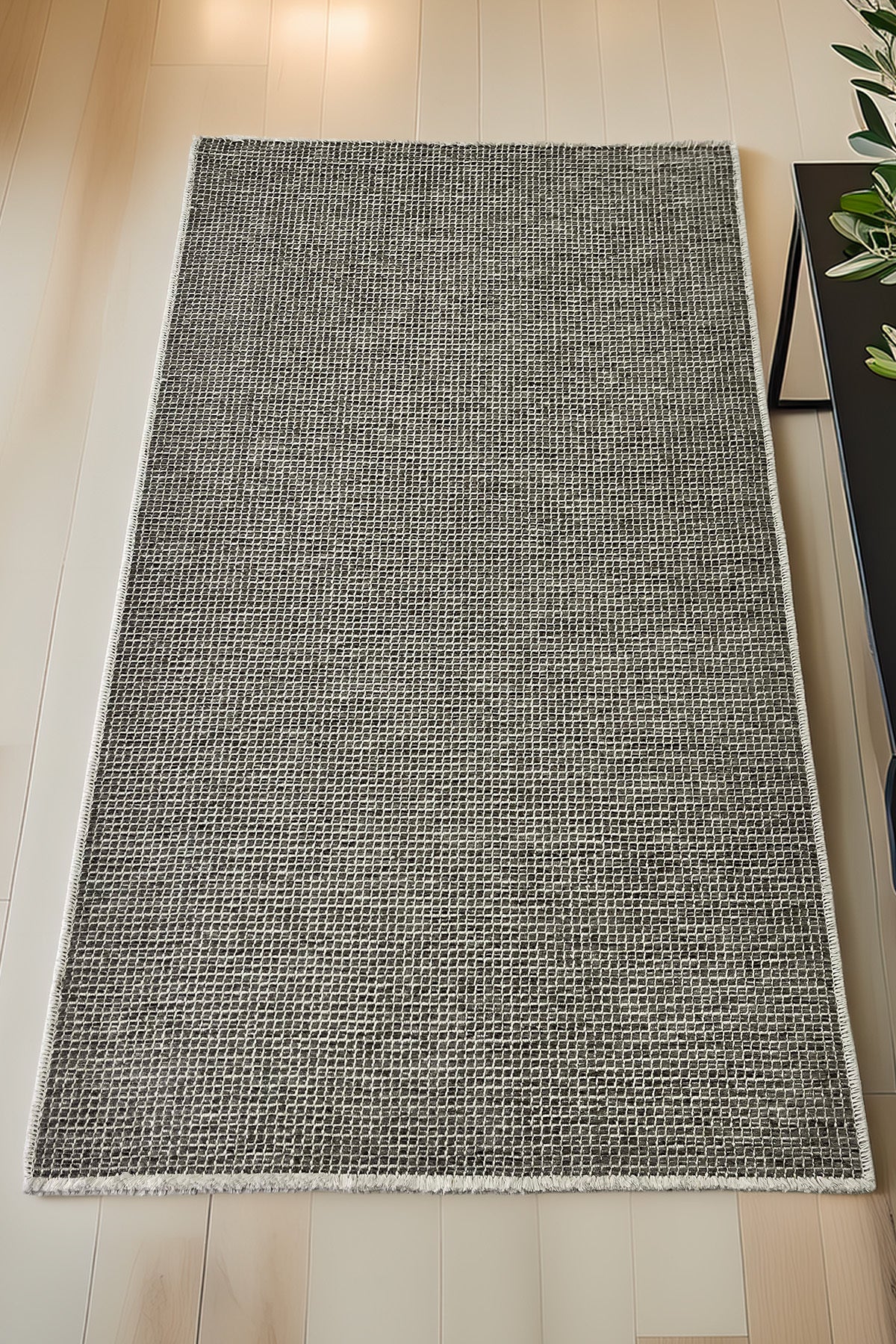 Divan Serisi Gri Yıkanabilir Kilim