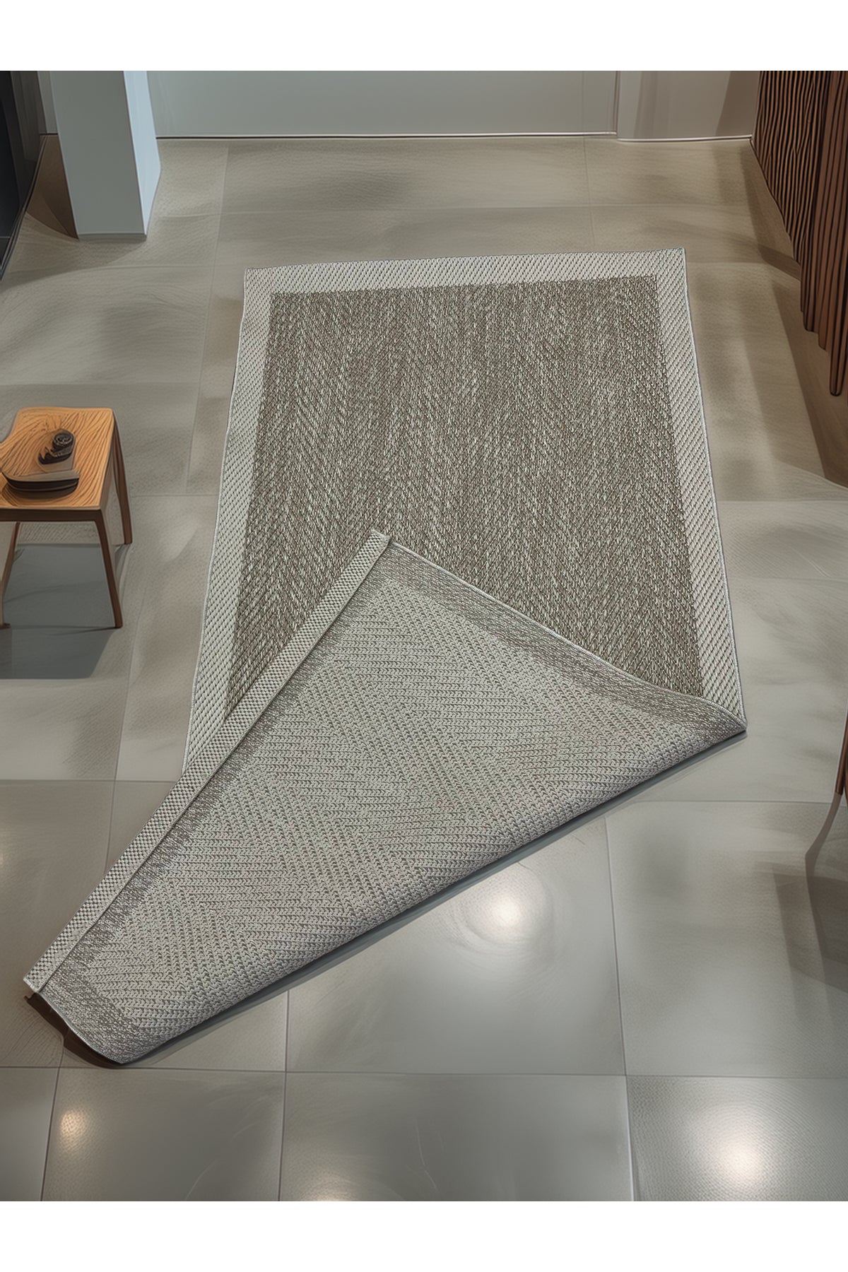 Jüt Sisal Serisi Bej Sisal Halı