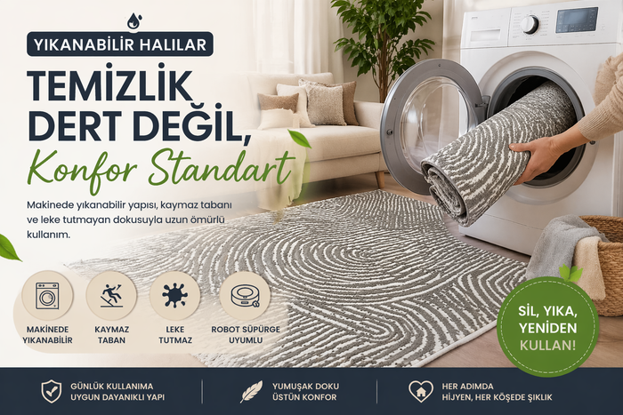 Yıkanabilir Halılar