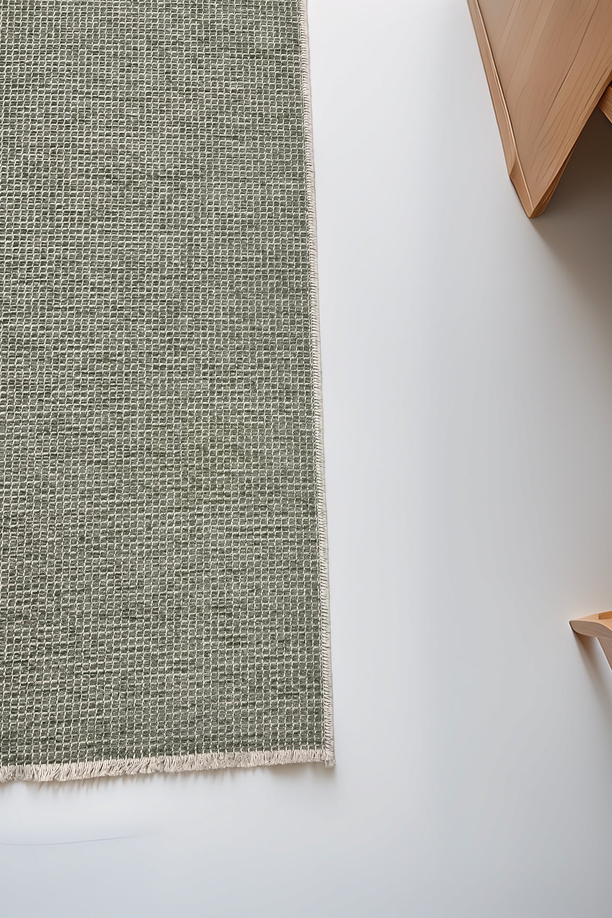 Divan Serisi Yeşil Yıkanabilir Kilim