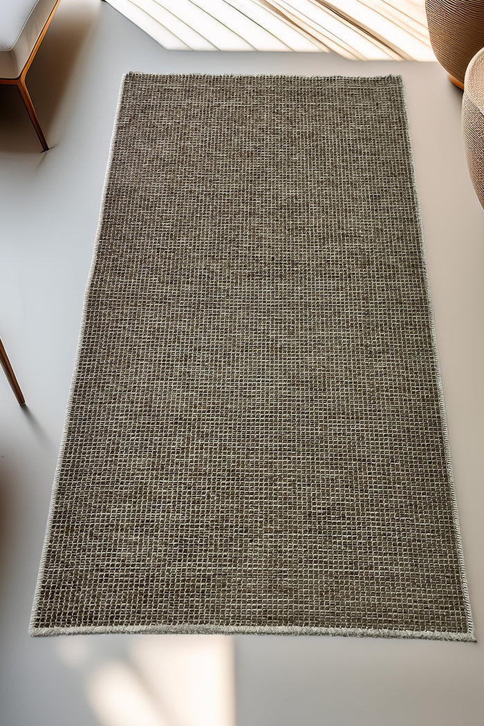 Divan Serisi Kahve Yıkanabilir Kilim