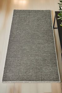 Divan Serisi Gri Yıkanabilir Kilim