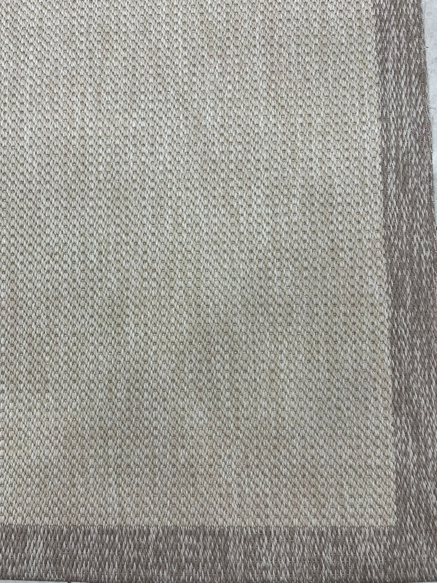 Halı Sisal Dokuma Leke Tutmaz Silinebilir Kaymaz Taban Hasır Doku Salon Mutfak - Bej & Krem