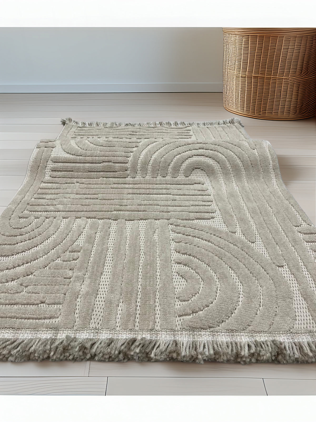 Yeni Sezon Bohem Dokuma Yıkanabilir Modern Salon Oturma Odası Halı Tokyo Taş Yolu