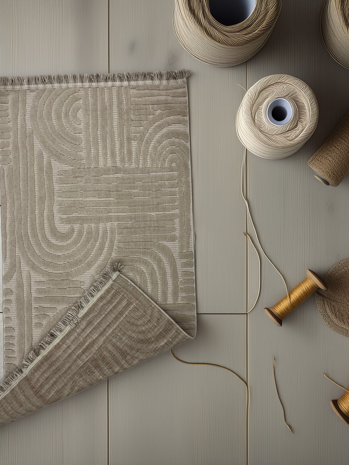 Yeni Sezon Bohem Dokuma Yıkanabilir Modern Salon Oturma Odası Halı Tokyo Taş Yolu
