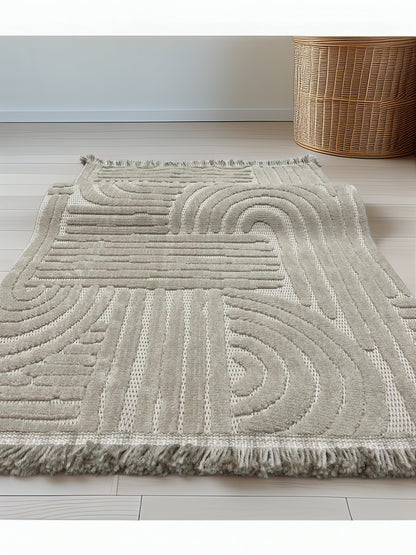 Yeni Sezon Bohem Dokuma Yıkanabilir Modern Salon Oturma Odası Halı Tokyo Taş Yolu