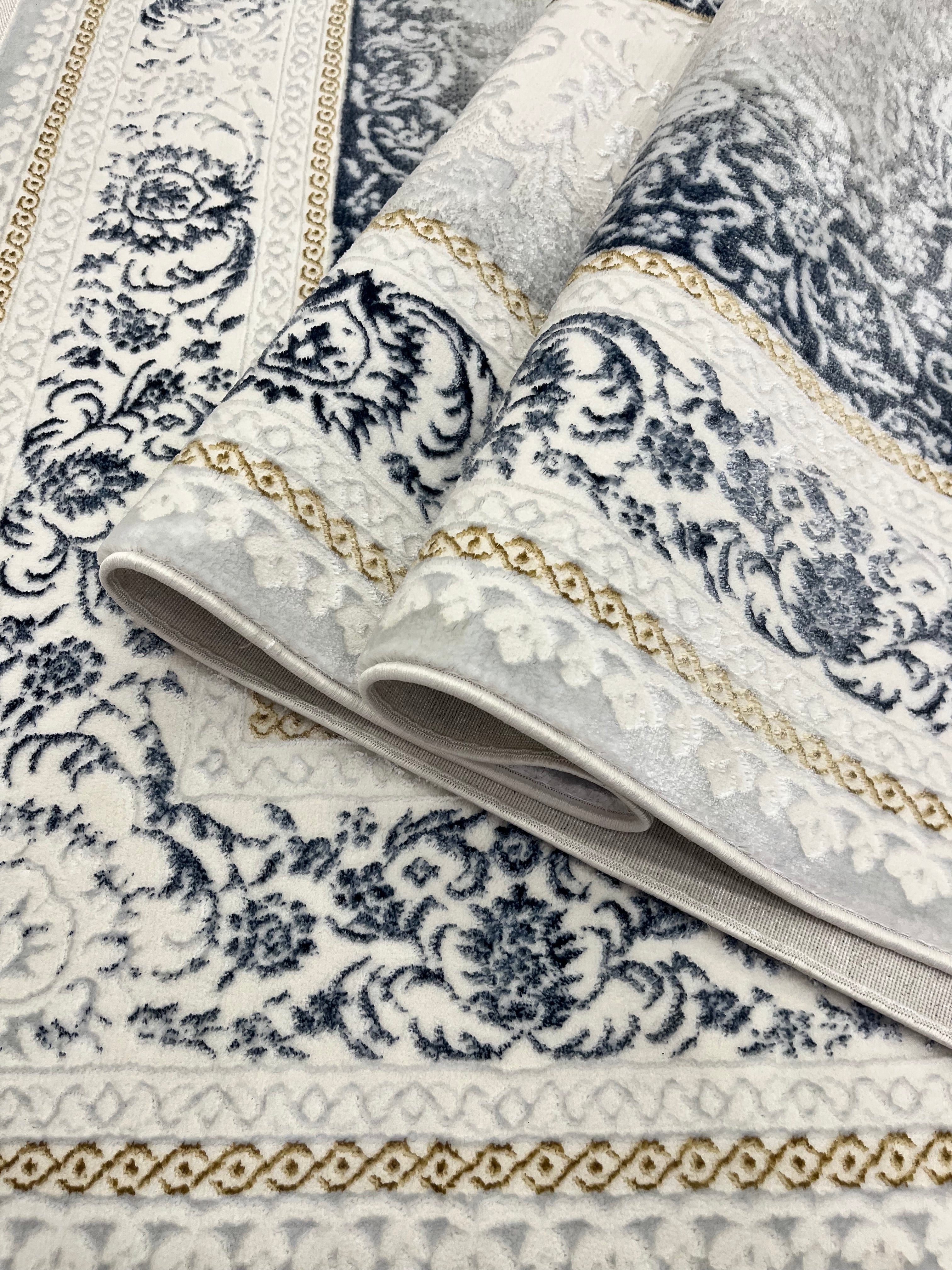 Enternal Gri Salon Halısı Özel Dokuma Parlak Leke Tutmaz Silinebilir